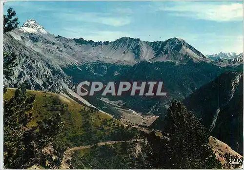 Cartes postales moderne Col d'Izoard (H A) 2360 m le Pic de Rochebrune arrete et Pic de Cotebelle (2800 m) le Col d'Izoa