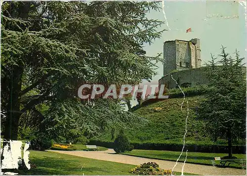 Moderne Karte Normandie France Gisors le Chateau et le Jardin