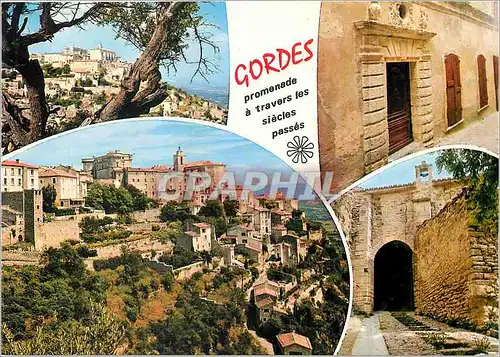 Moderne Karte Gordes (Vaucluse) Haute Provence Quelques aspects du pittoresque village