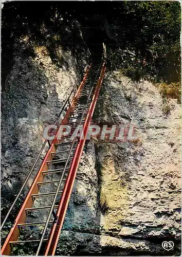 Cartes postales moderne La Franche Comte Pittoresque Environs de Goumois les echelles de la mort