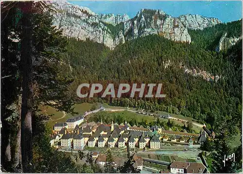 Cartes postales moderne Monastere de la Grande Chartreusse (Isere) et le Grand Som (2033 m)