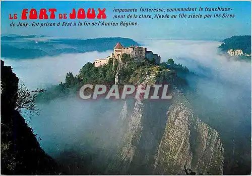 Cartes postales moderne Jura Franco Suisse Brouillard matinal au fonrt de Joux aux environ de Pntarlier