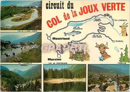 Cartes postales moderne Circuit du Col de la Joux Verte (Haute Savoie alt 1800 m aux environs de Morzine zt Montriond