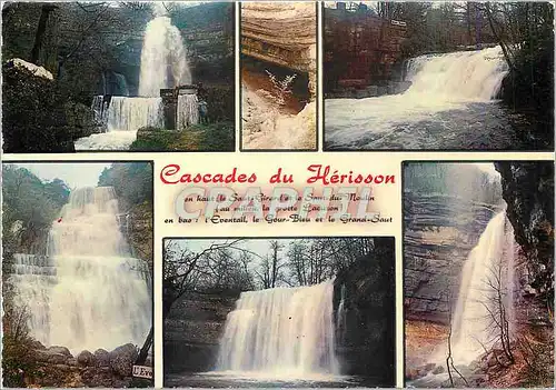 Cartes postales moderne Les Grands Paysages du Jura Les Cascade du Herisson