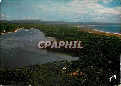 Moderne Karte Couleurs et Lumiere de la France Hossegor (Lande) Le Lac Marin la Foret l'Ocean et la chaine des