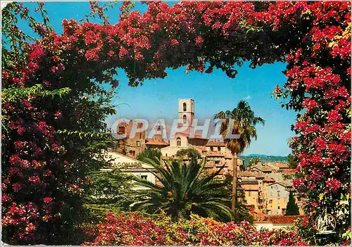 Moderne Karte La Cote d'Azur Grasse la cite des Parfums