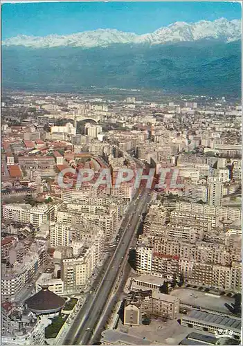 Cartes postales moderne Grenoble ville Olympique vue generale le Boulevard Joseph Vallier