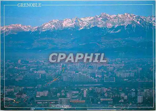 Cartes postales moderne Grenoble (Isere) vur generale la chaine de belledonne