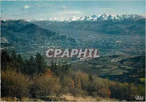 Cartes postales moderne Grenoble (Isere) vue generale passe de Saint Nizier du Moucherotte