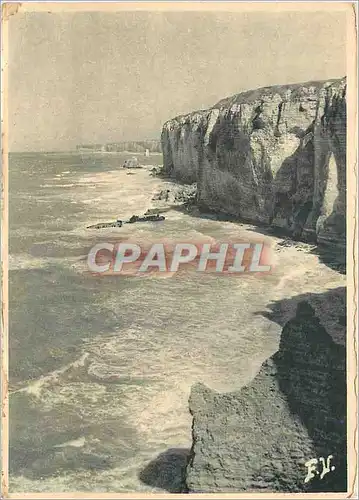 Cartes postales moderne Etretat (Seine Inf) Falaises d'Amont