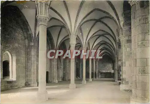 Moderne Karte Mont St Michel L'Abbaye Salle des Hotes