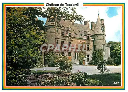 Cartes postales moderne Images de France en Normandie Environs de Cherbourg chateau de Toulaville Style Renaissance