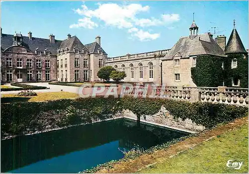 Moderne Karte La Normandie Pittoresque le Chateau de Flamanville (Manche) XVe et XVIIe s