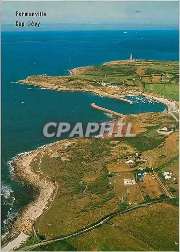 Cartes postales moderne La France vue du ciel Fermanville sur le Cap Levy