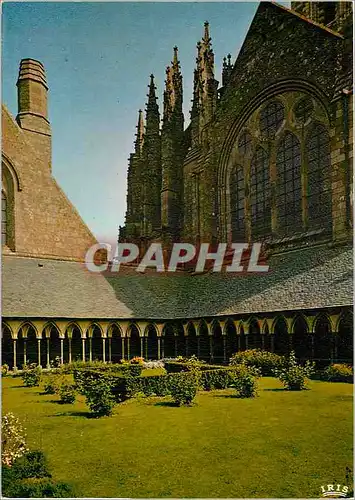 Cartes postales moderne Le Mont Saint Michel La Merveille vue du jardin du cloitre la Merveille