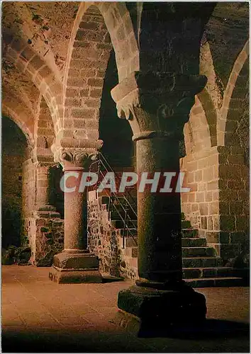 Cartes postales moderne Le Mont Saint Michel la salle de l'Aquilon (XIIe s)