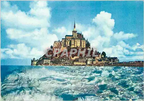 Cartes postales moderne Le Mont Saint Michel cote sud a maree haute