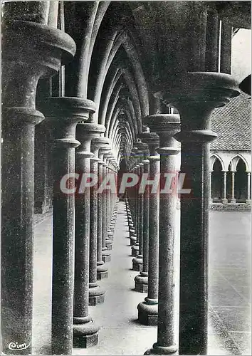 Cartes postales moderne Le Mont Saint Michel (Manche) Le Cloitre (1225 1228) la Merveille