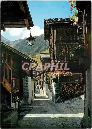 Cartes postales moderne Rue du Village a Grimentz val d'Anniviers Valais