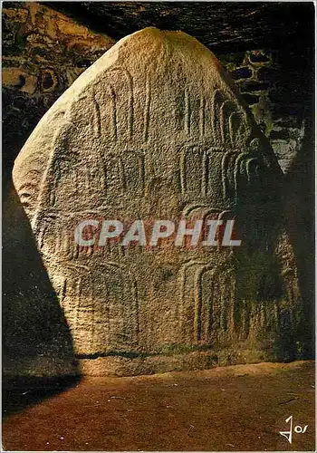 Moderne Karte La Bretagne en couleurs Locmariaquer (Morbihan) La table des Marchands