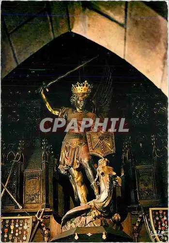 Cartes postales moderne Le Mont Saint Michel Interieur de l'Eglise Paroissiale l'Archange Saint Michel