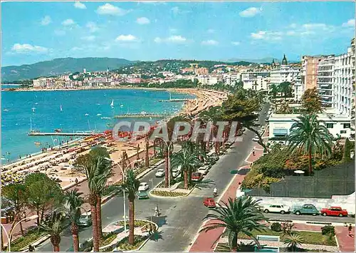 Cartes postales moderne La Cote d'Azur Cannes Vue sur la Croisette et l'Esterel