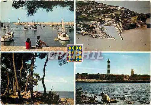 Cartes postales moderne Ile d'Oleron La Cotiniere le chateau Saint Trojan Phare de Chassiron