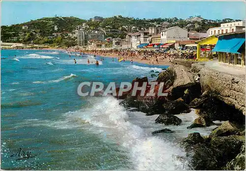 Cartes postales moderne Marseille Promenade de la corniche la plage