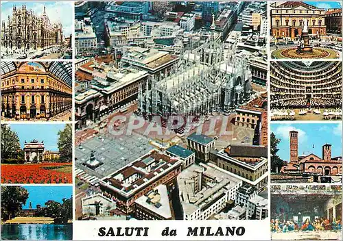 Cartes postales moderne Saluti de Milano
