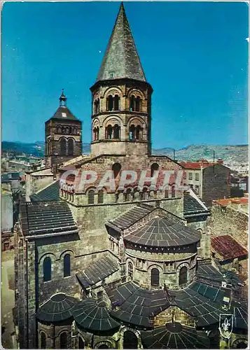 Moderne Karte Clermont Ferrand (Puy de Dome) Eglise Notre Dame du Port le Chevet