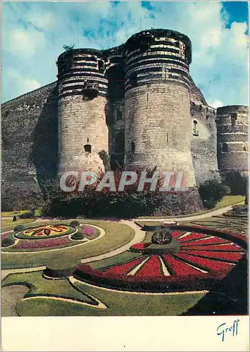 Cartes postales moderne Les Chateau de la Loire Angers (Maine et L) Ancien chateau des Foulques