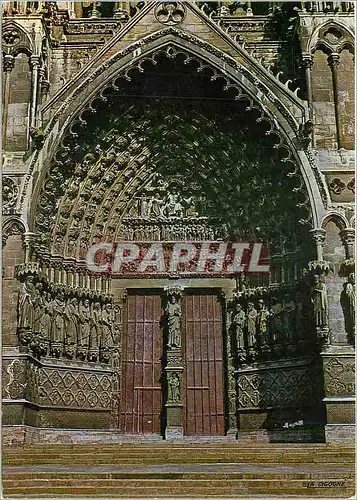 Cartes postales moderne Amiens Le Portail de la Cathedrale