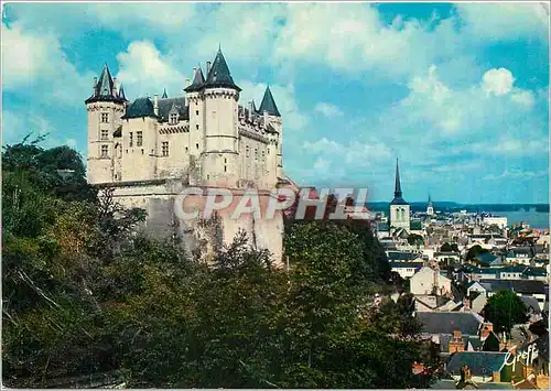 Cartes postales moderne Chateau de la Loire Saumur (Maine et Loire) Le chateu construit a la fin du 14e par louis 1er Du