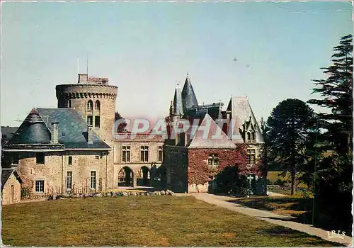 Moderne Karte Chateau de la Flocelliere (Vendee) Seminaire des Vocation d'Aines facade Sud