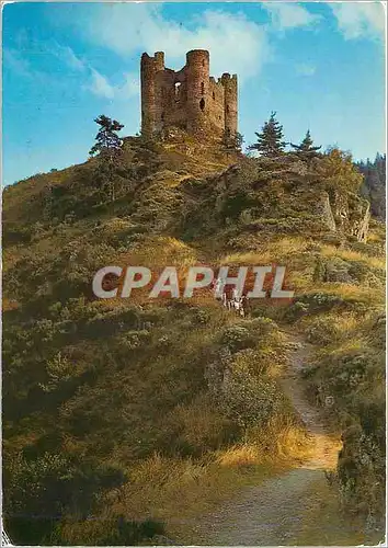 Cartes postales moderne Le Site du Chateau d'Alleuze pres Saint Flour (Cantal)