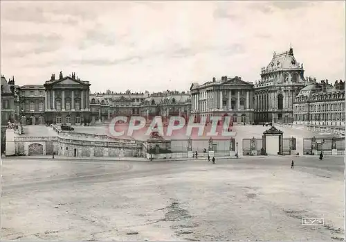 Moderne Karte Versailles Facade du Palais