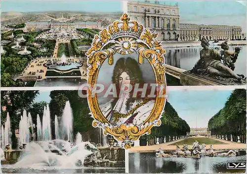 Cartes postales moderne Versailles Louis XIV(1638 1715) le palais le pare