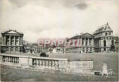 Cartes postales moderne Versailles et ses Merveilles Le Chateau cour des Ministres et facade principale