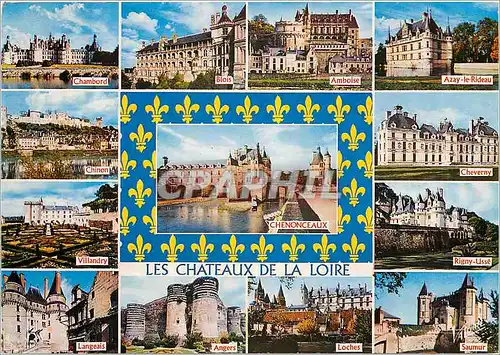 Cartes postales moderne Les Merveilles du Val de Loire