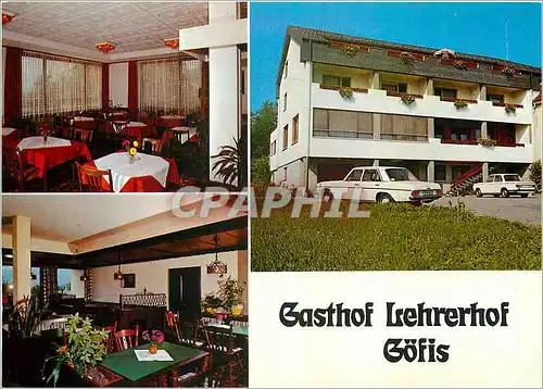 Moderne Karte Gasthaus Lehrerhof Gofis Vorarlberg