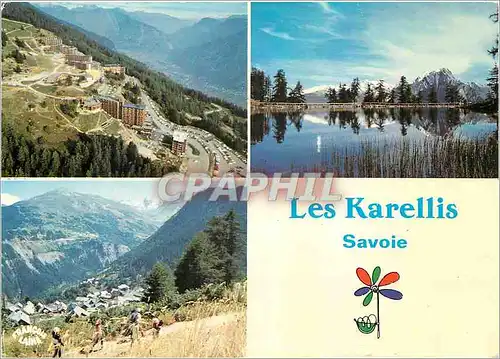 Cartes postales moderne En Savoie La statio des Karelis