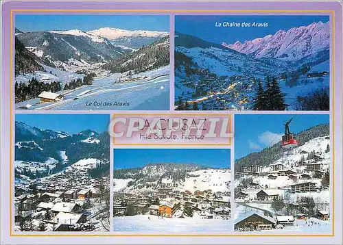 Cartes postales moderne La Clusaz Haute Savoie (alt 110 m) c'est la station la plus importante au pied de la chaine des