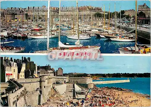 Moderne Karte En Bretagne St Malo Cite Corsaire  (Ille et Vilaine)