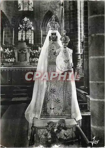 Cartes postales moderne Guimgamp (C et N) Notre Dame de Bon Secours Statue processionnelle de la vierge veneree XIXes