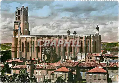 Moderne Karte Albi (Tarn) La Basilique Ste Cecile XIIIe s