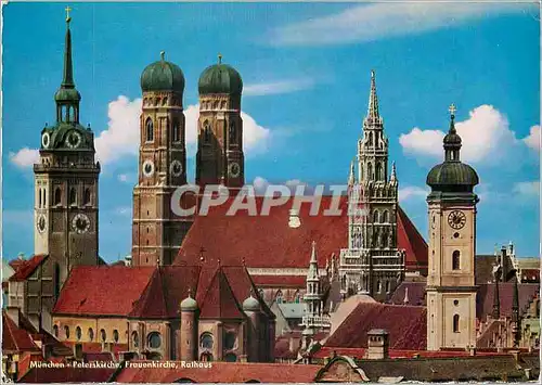 Cartes postales moderne Monchen Vue sur la Chatedrale l'Eglise du St Pierre et l'Hotel de ville