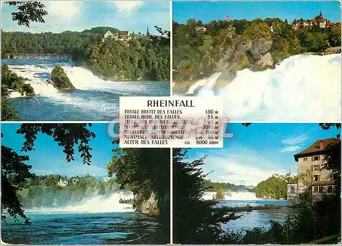 Cartes postales moderne Rheinfail La Chute du Rhin Cascate del Rheno