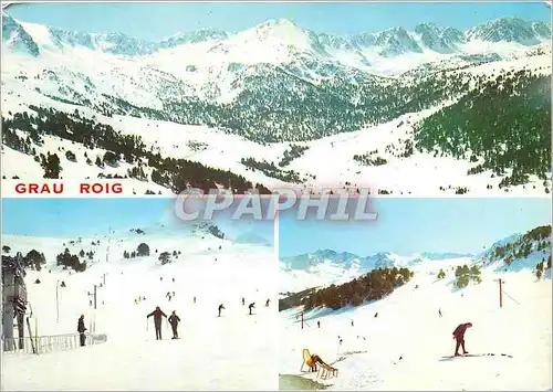 Cartes postales moderne Valls d'Andorra Estacio Grau Roig alt 2100 m
