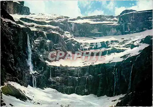 Cartes postales moderne Les Pyrenees Gavarnie (Hautes Pyr) Le Cirque et la Grande Cascade