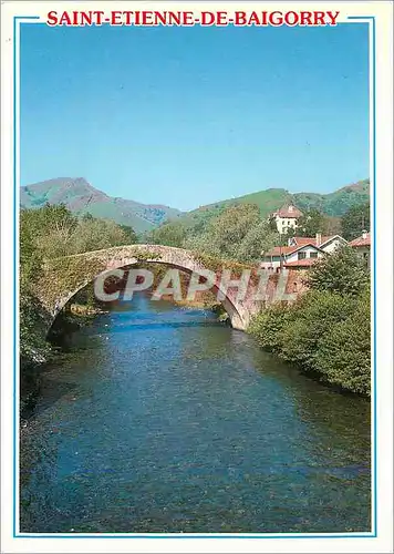 Cartes postales moderne Pays Basque Saint Etienne de Baigorry Le Pont Romain